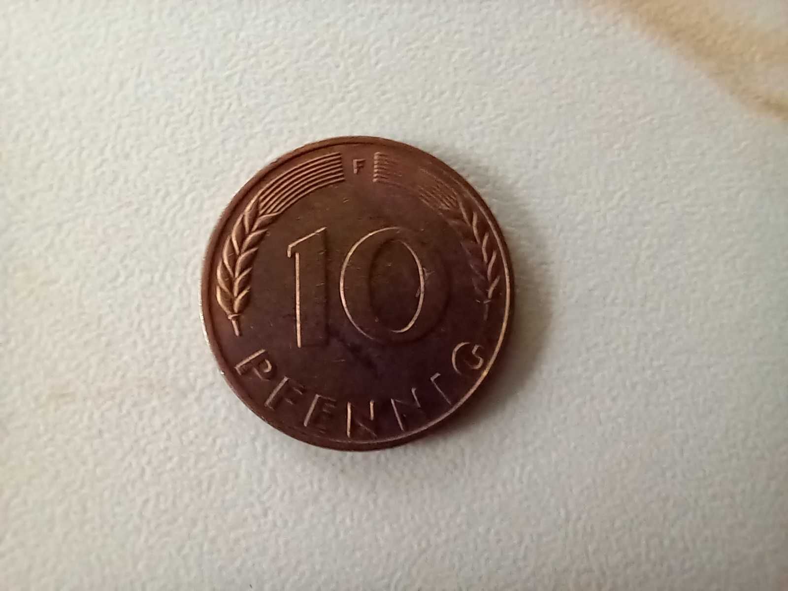 Moneta Niemcy RFN - 10 fenigów 1971 /23/