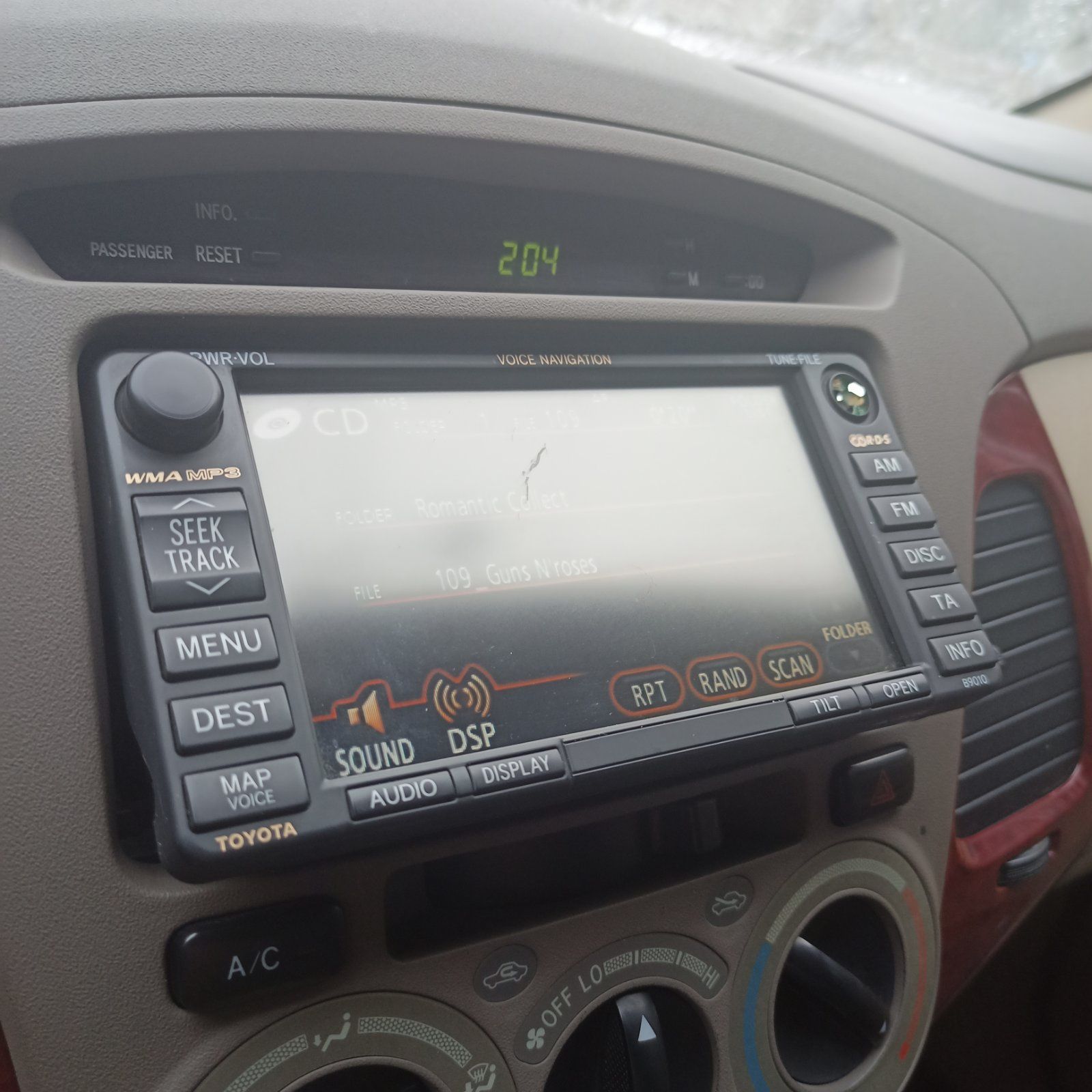 Оригинальная автомагнитола Toyota volce navigation B9010