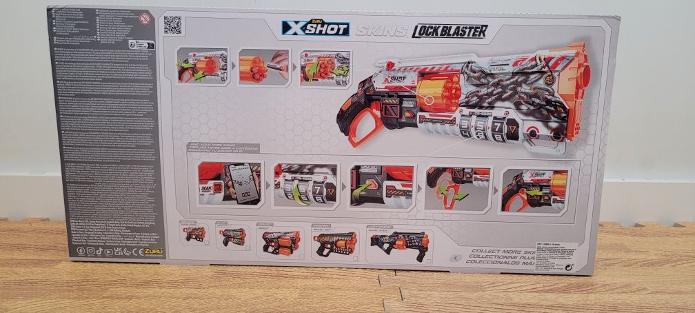 Lançador X-Shot com 16 dardos