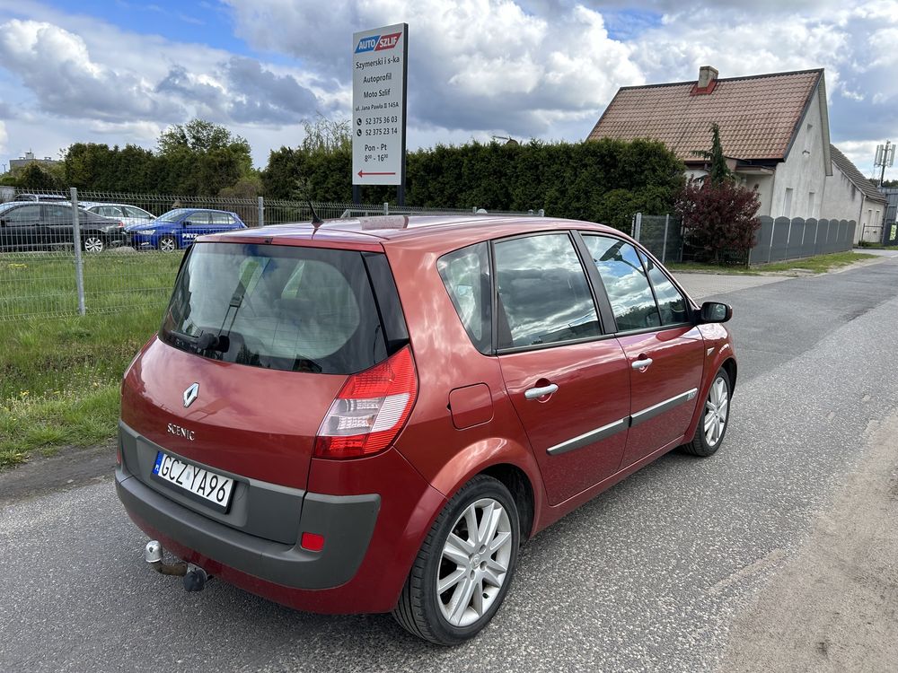 Scenic 2.0 GAZ 2028 Skóry Keyless Hak Isofix Tempomat Alu 17 Renault