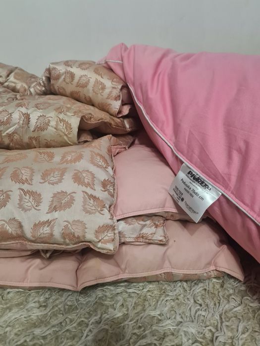 Pieżyna / kołdra i poduszka z naturalnego pierza grube