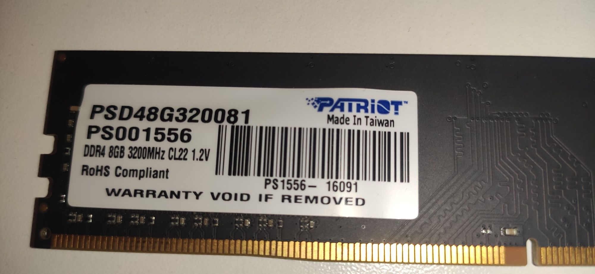 Ddr4 3200 8gb Patriot