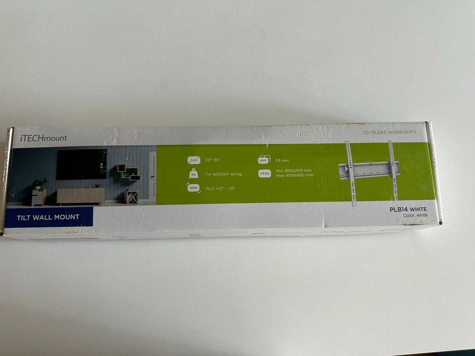 кріплення настінне для телевізора ITECHmount PLB14 white кронштейн