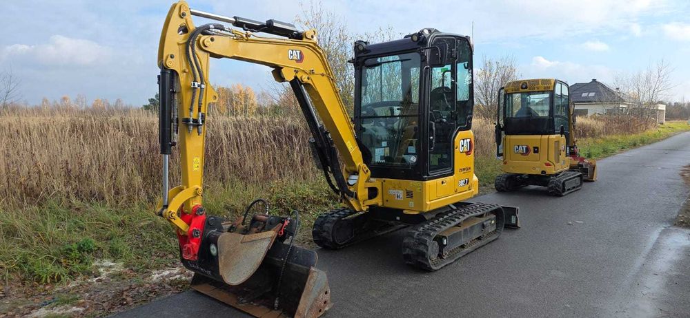 Minikoparka CAT 302.7 - 2023rok- 620h /  Cat 302, 303, 305, 301. 302.7