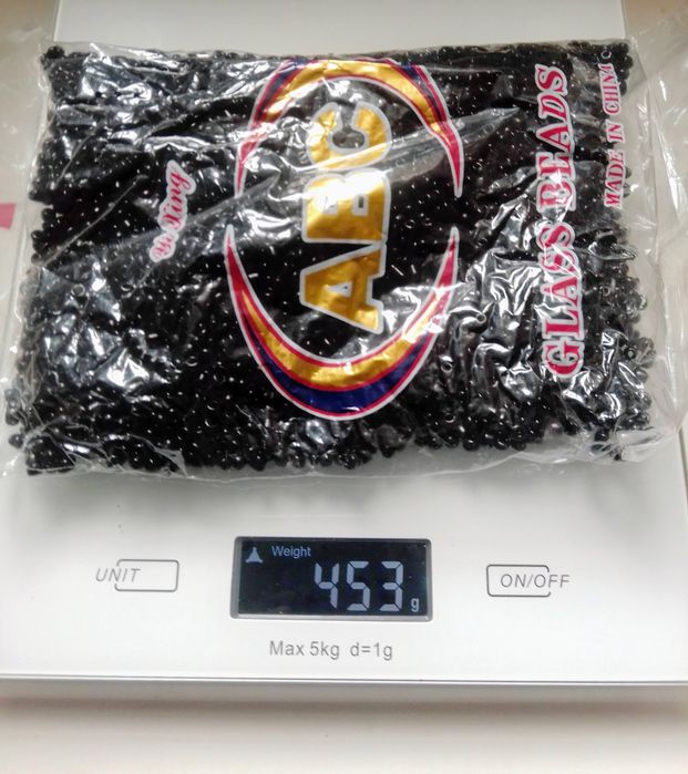 Missangas de vidro .