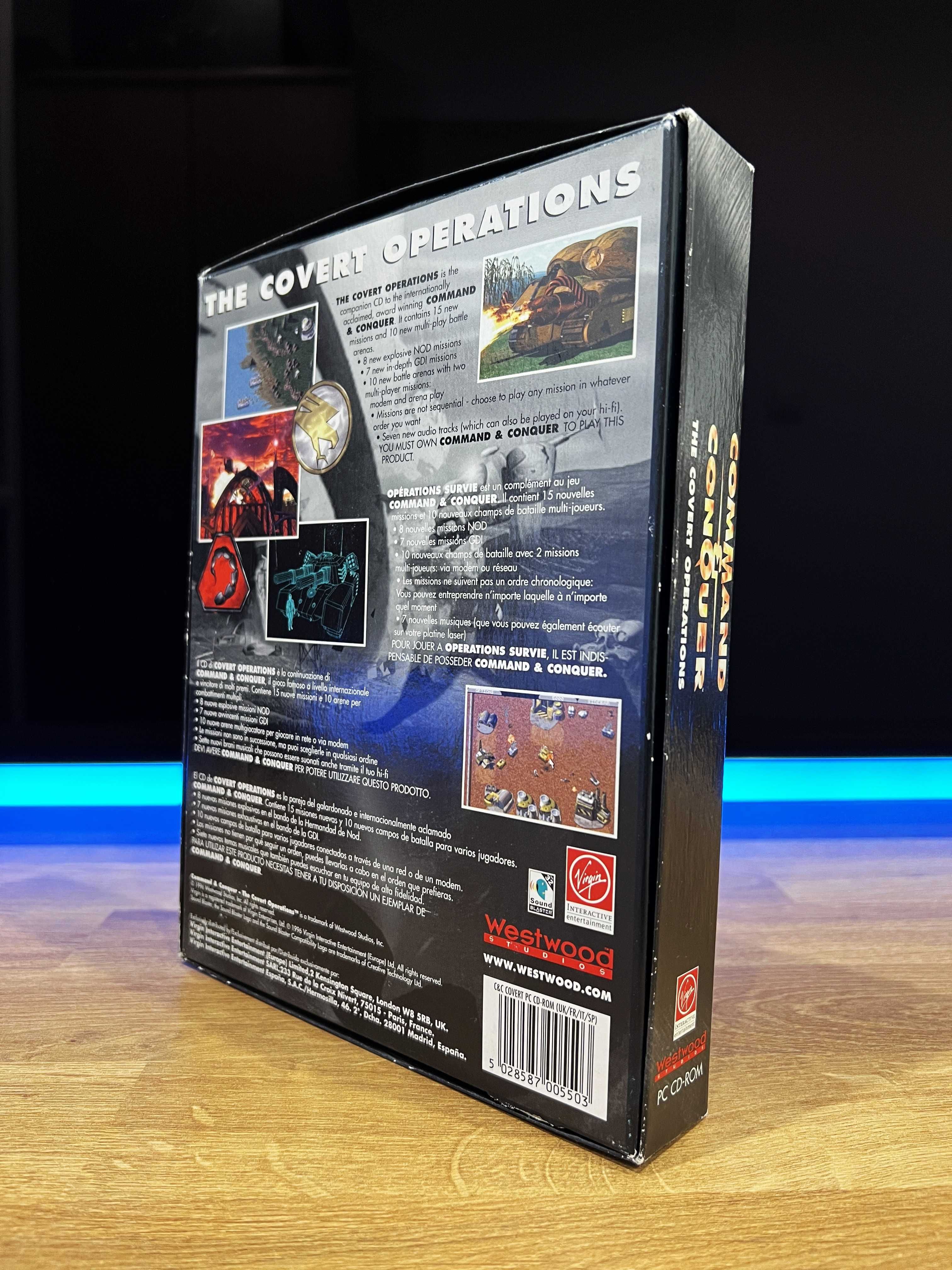 C&C The Covert Operations (PC EN 1996) BIG BOX angielskie wydanie