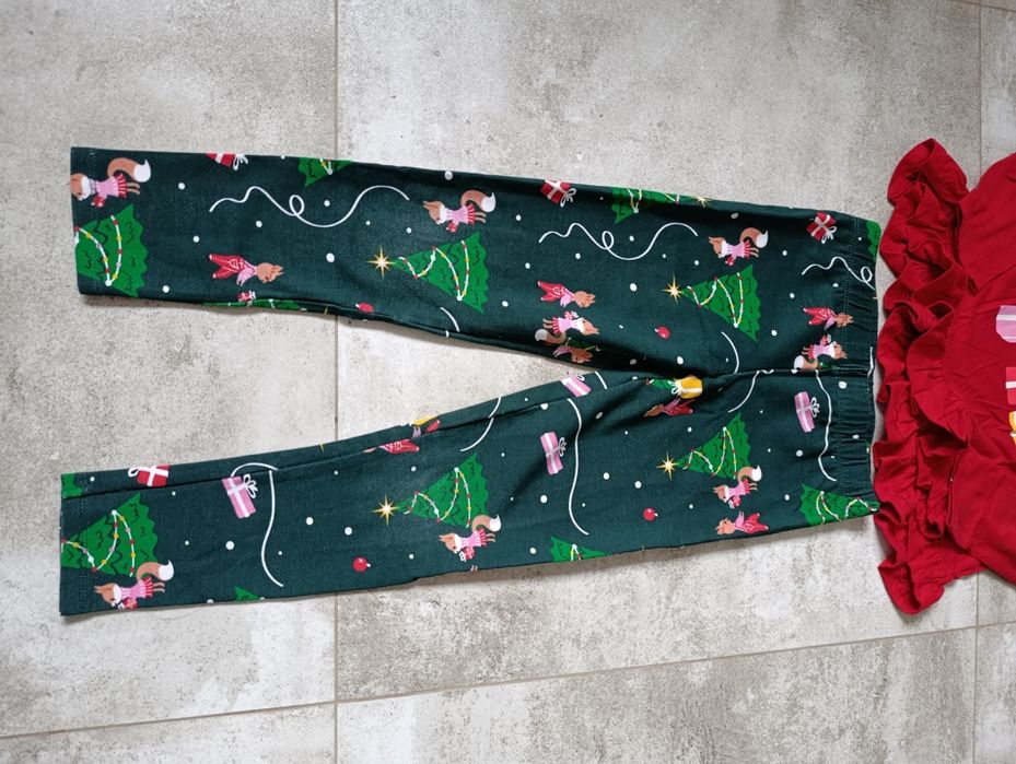 Legginsy ocieplane dla dziewczynki 128