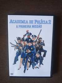 filme dvd original - acdemia de policia - 2 -  novo