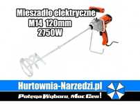 Mieszadło elektryczne M14 120mm 2750W Kraft&Dele