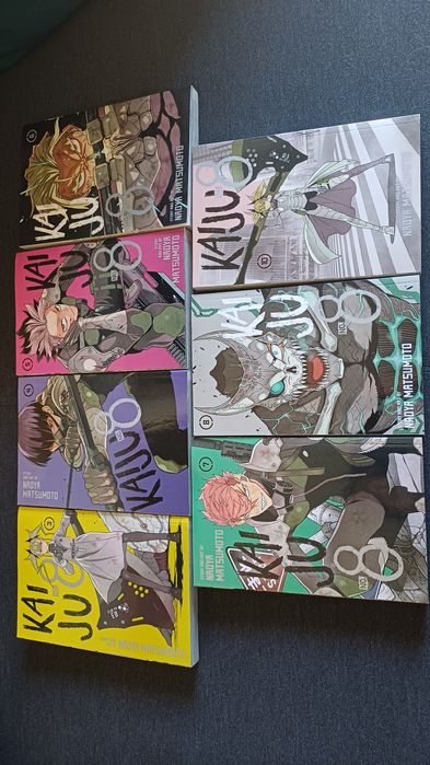 Manga Kaiju 8 Vol. 3, 4, 5, 6, 7, 8 e 10