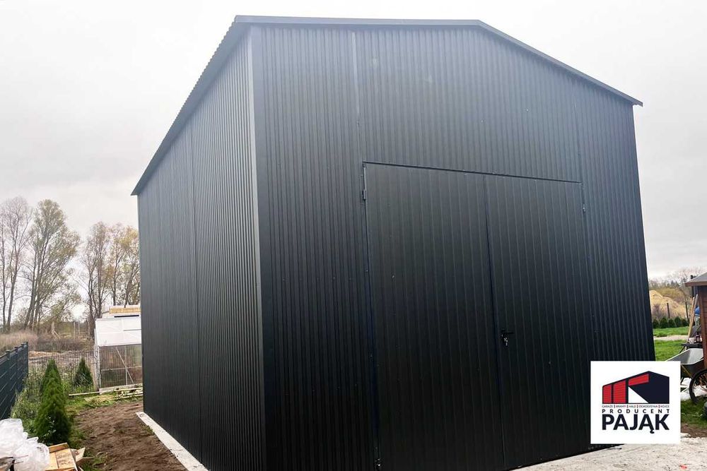 Garaże, wiata blaszana na maszyny rolnicze - dowolny wymiar