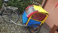Duża!!riksza rowerowa dla dzieci 40kg