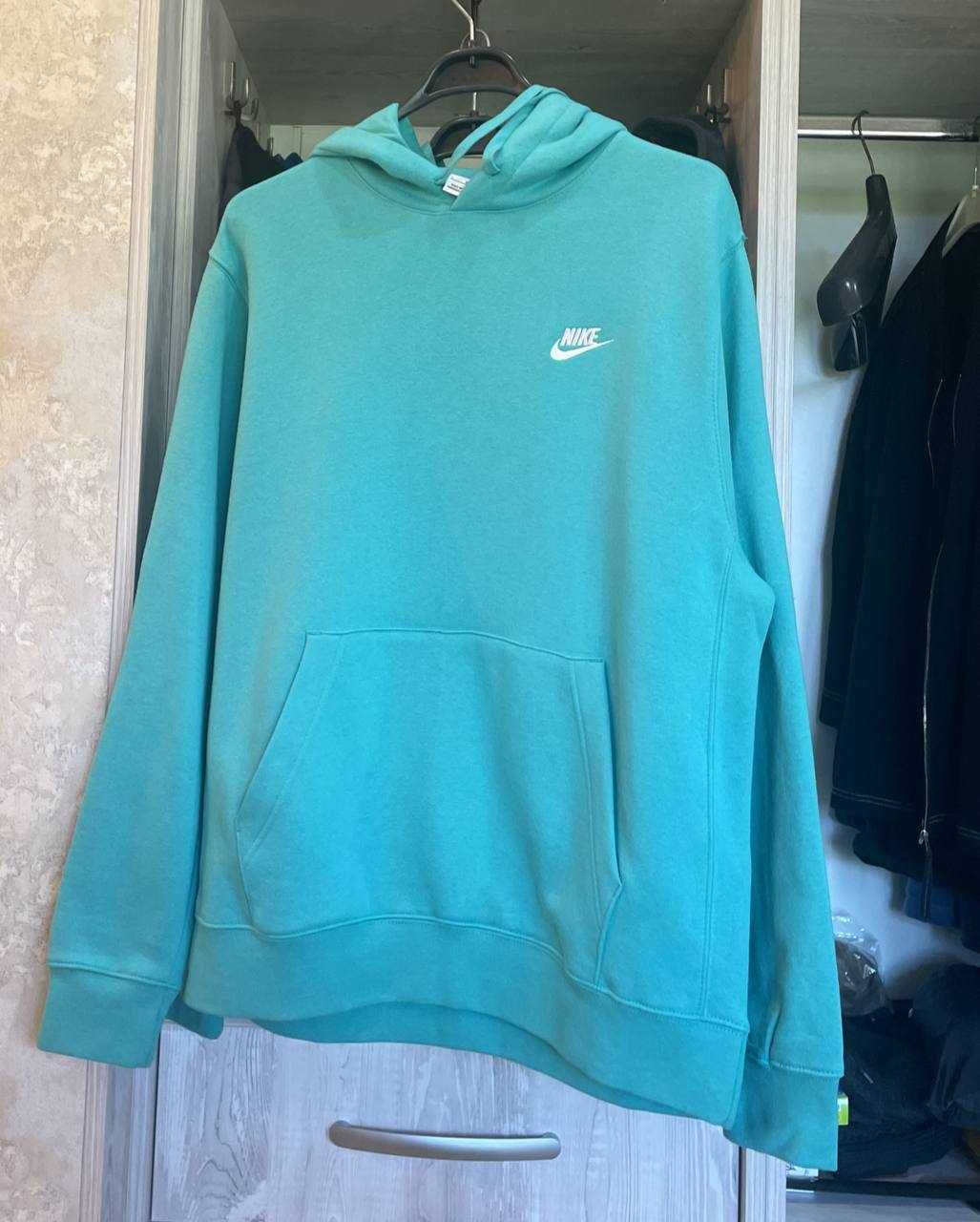 Худі NIKE sportswear club fleece turquoise BV2654-392