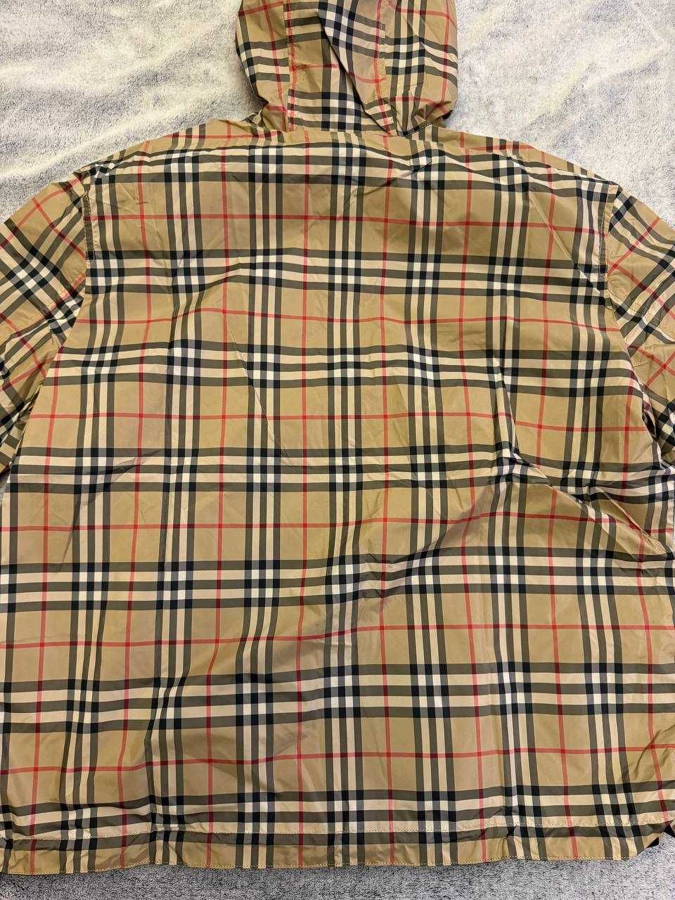 Ветровка burberry check reversible hooded