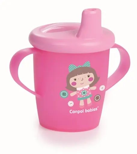 Чашка-непроливайка Canpol babies Toys, 250 мл, рожевий