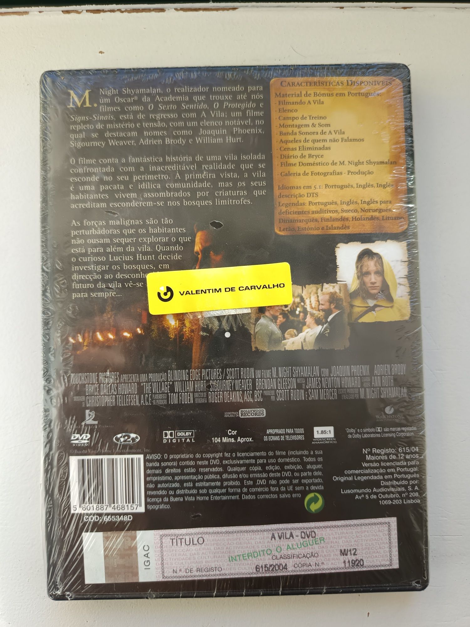 DVD a vila ( novo plastificado)