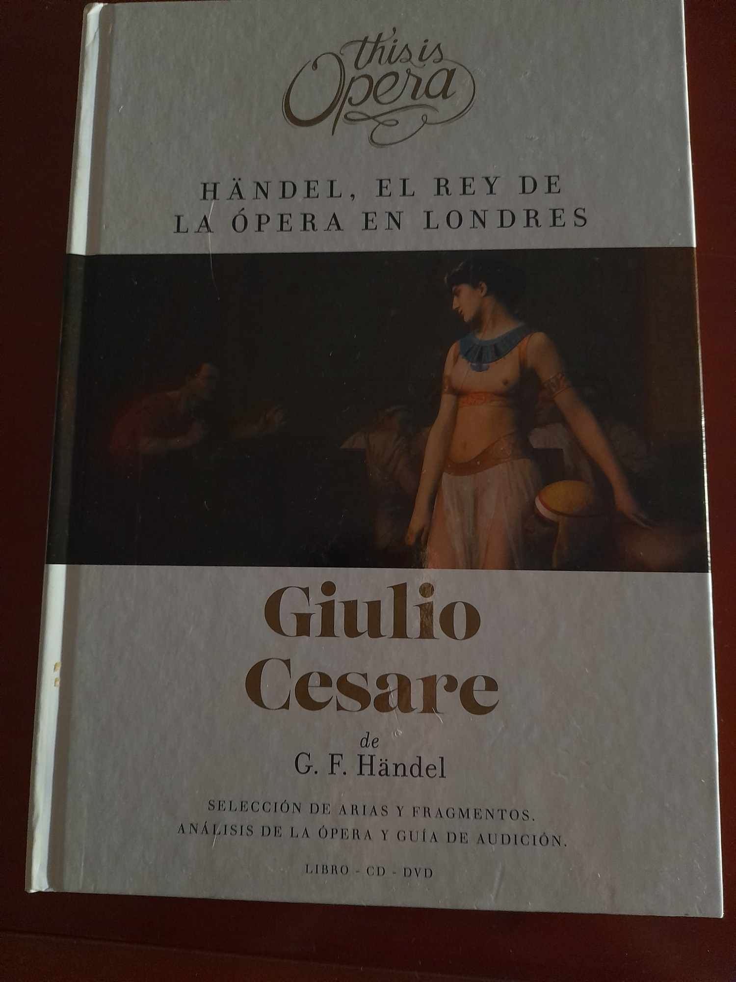 This is Opera livro cd dvd Giulio cesare Händel rey opera Londres