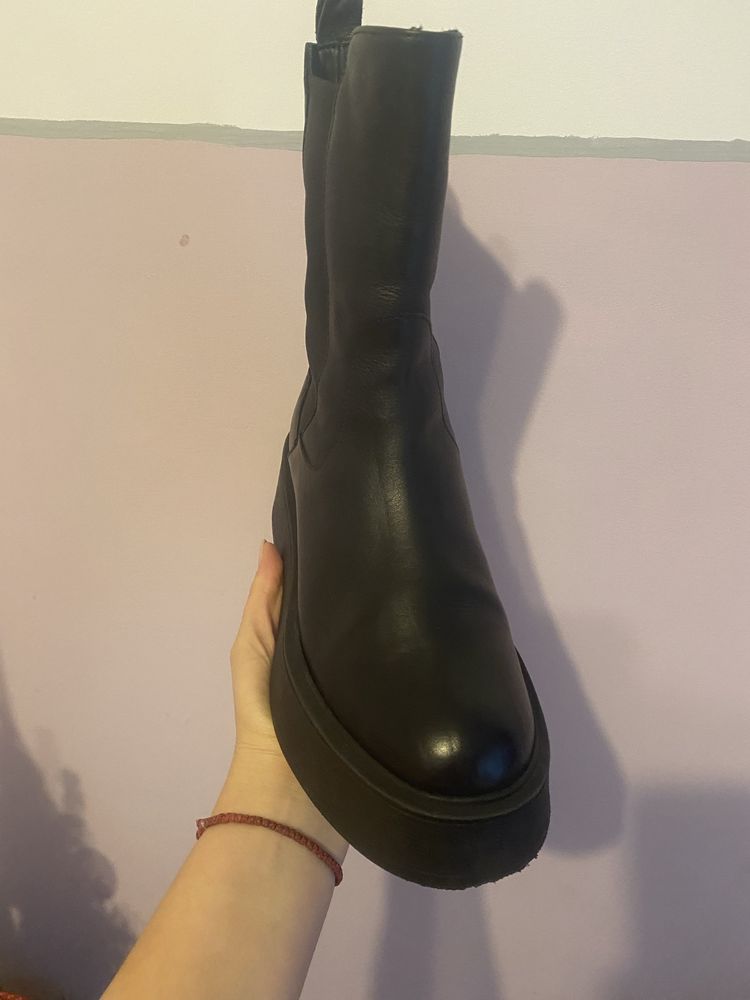skórzane buty , jak nowe