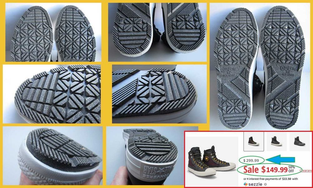 Мембранные, зимние хайтопы Converse All Terrain Climate WP р 43 (28см)