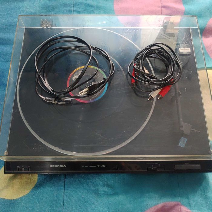 Leitor Vinil  Gira Discos Technics SL-BD20 Grundig PS-4300 Vintage 90s