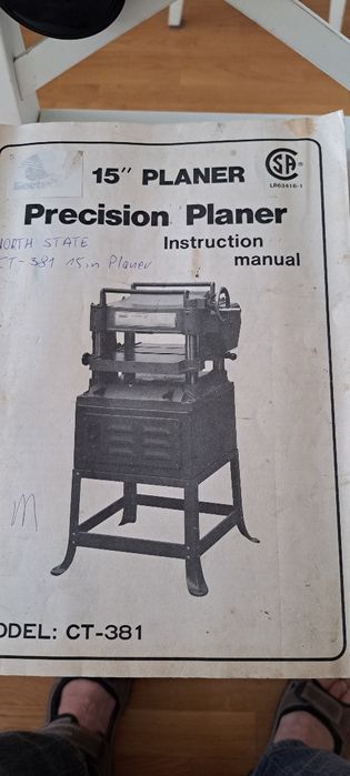 Grubosciówka Planer 15 " model CT-381