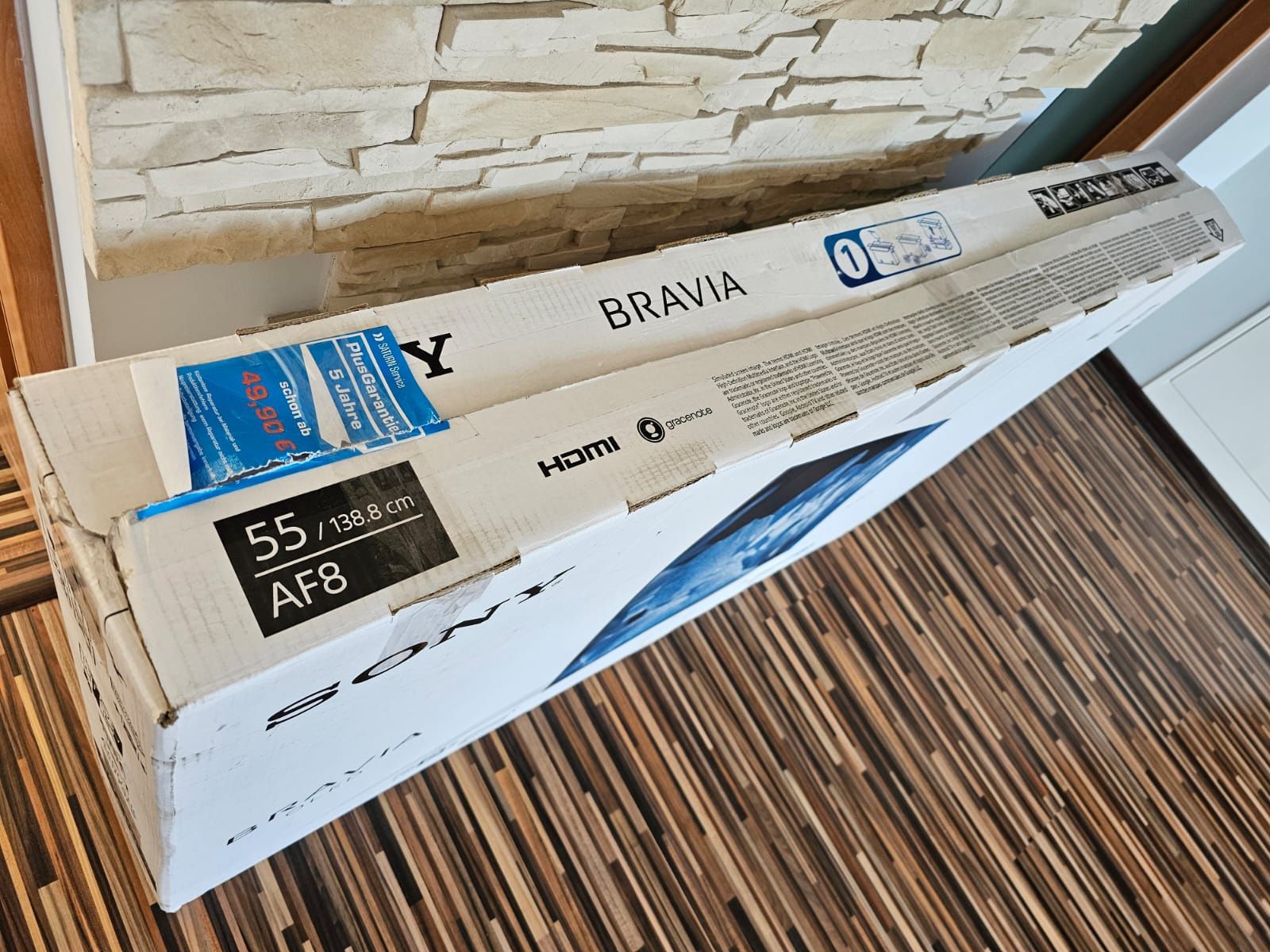 Sony Bravia KD - 55AF8 OLED WiFi YouTube wybieranie głosowe AndroidTV