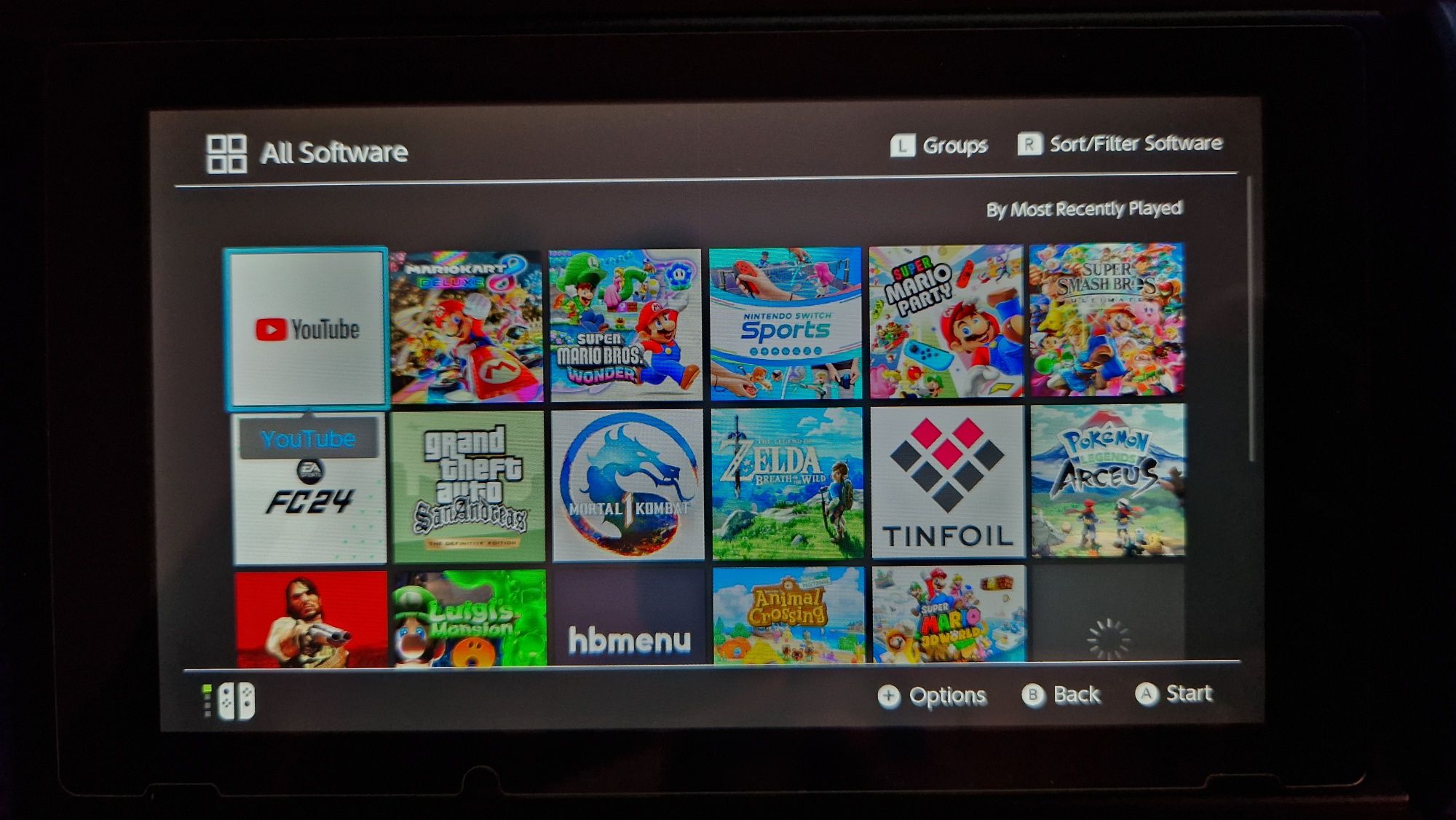 Nintendo Switch V1 + RCM Loader + Acessórios