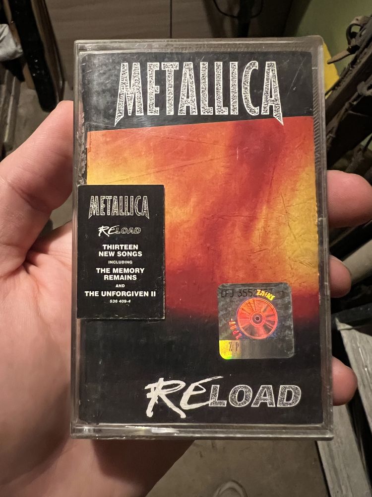 Kaseta magnetofonowa Metallica Reload