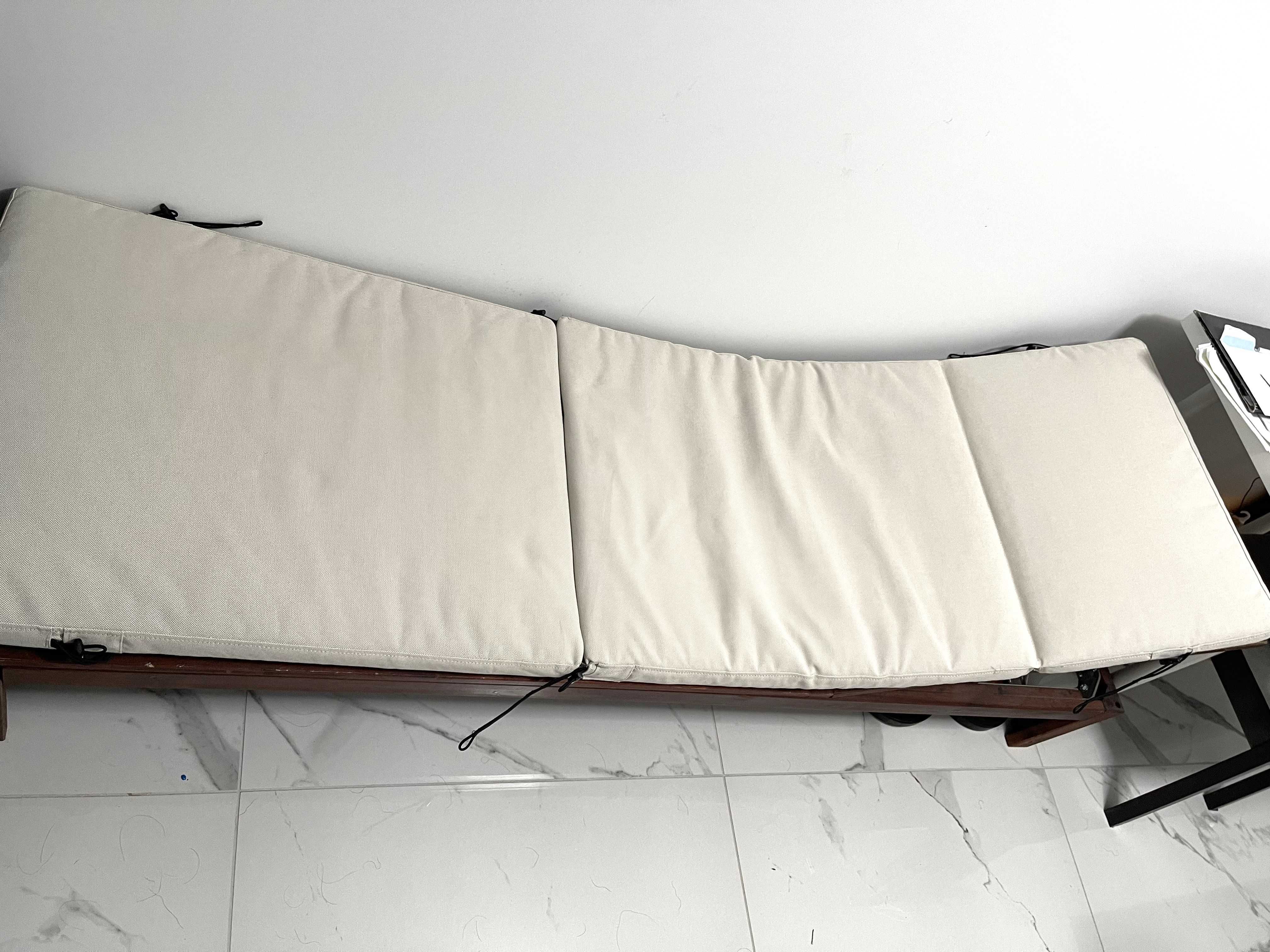 Ikea Leżak, zewnętrzne bejca jasnobrązowa/Frösön/Duvholmen beżowy