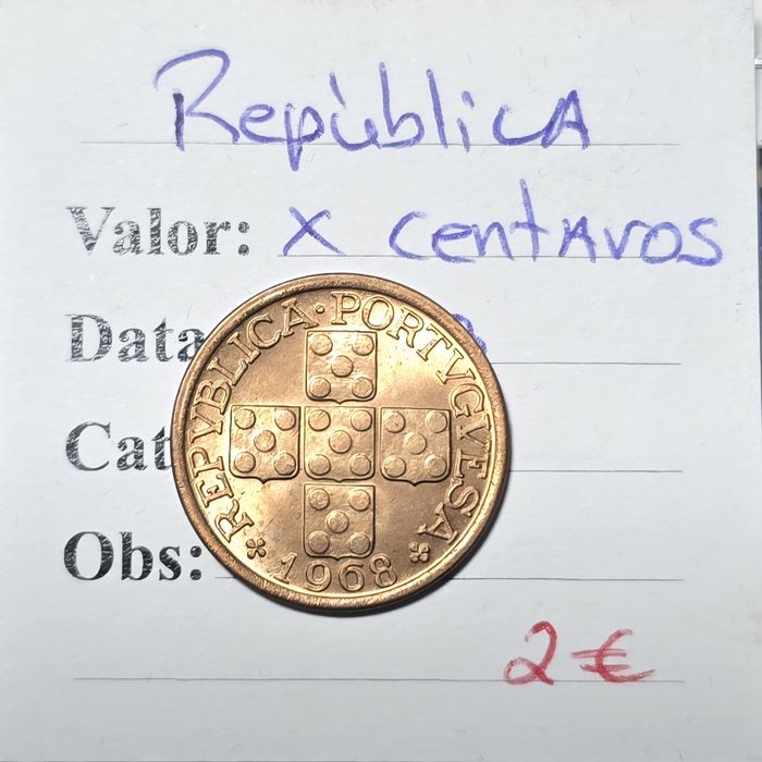 X centavos 1967 soberbo