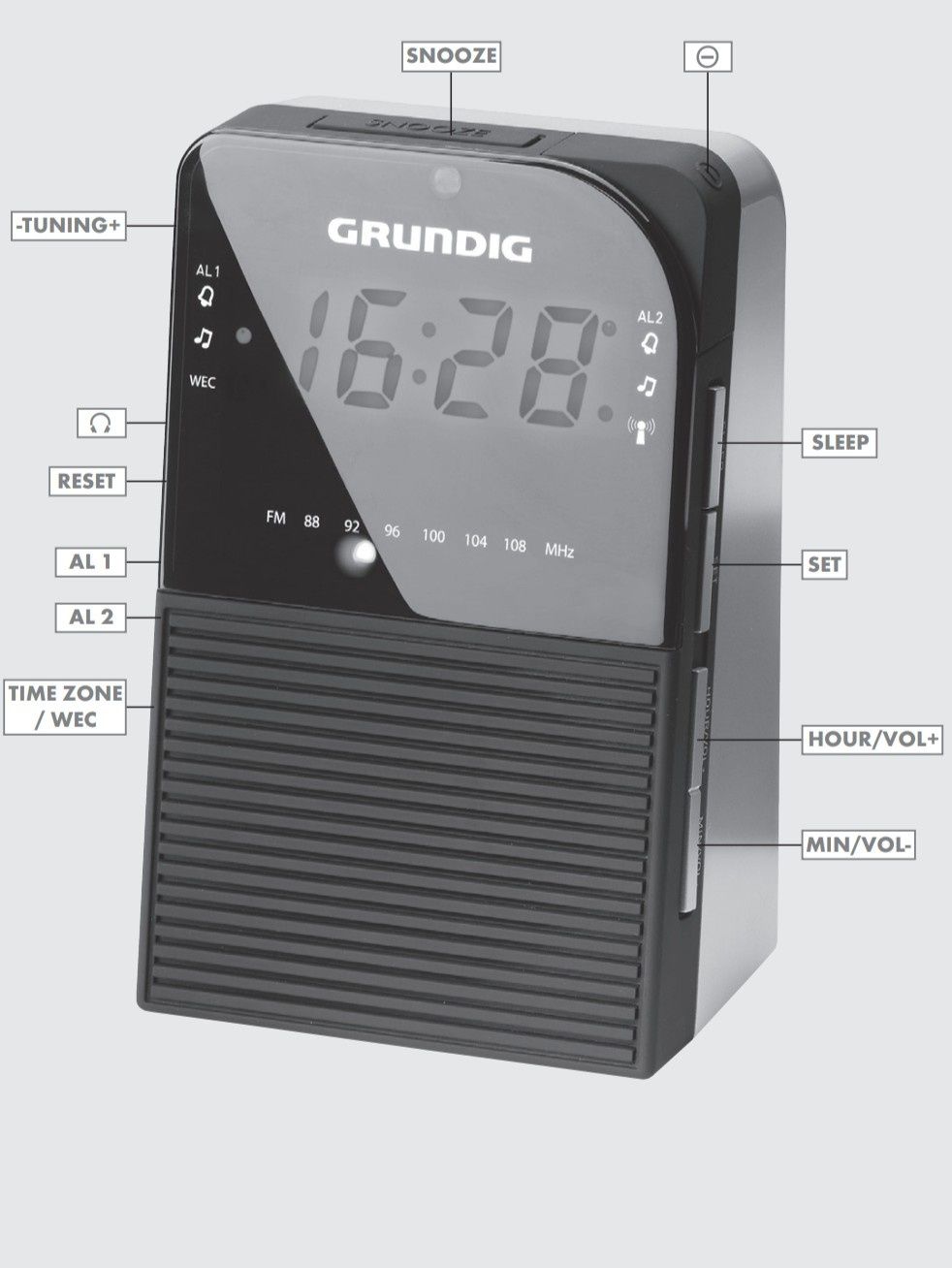 Radio budzik Grundig Sonoclock 790 DCF .