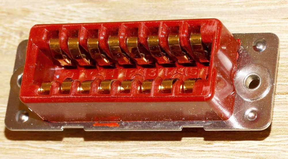 Złącze złocone gniazdo RED RANGE SOCKET RS 16 NOWE, wysoka JAKOŚĆ