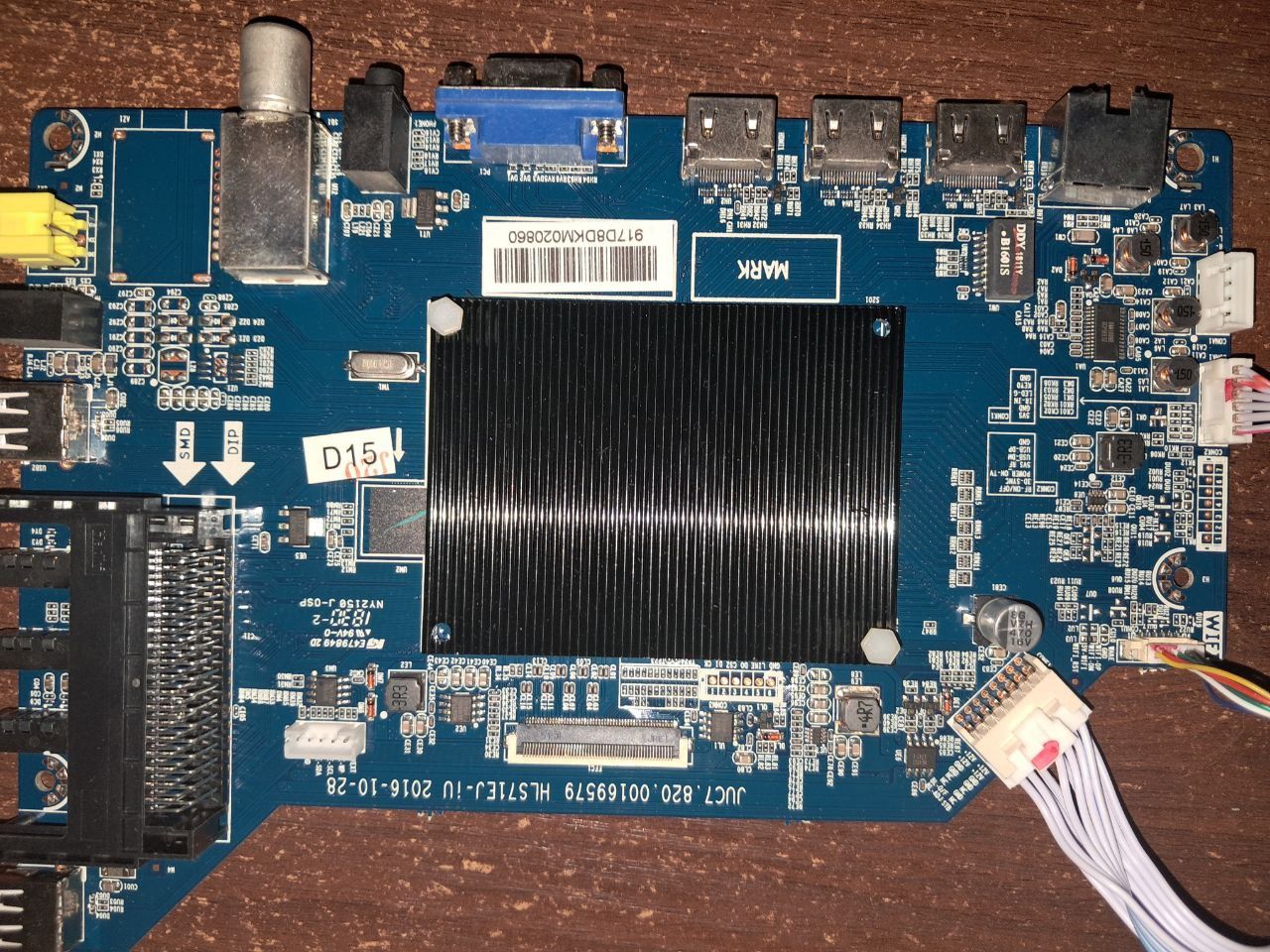 Материнка на телевизор bravis uhd-40e600 smart+t2