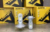 AUXITO H7 LED 6500K лед лампи лампочки автомобільні для авто машини