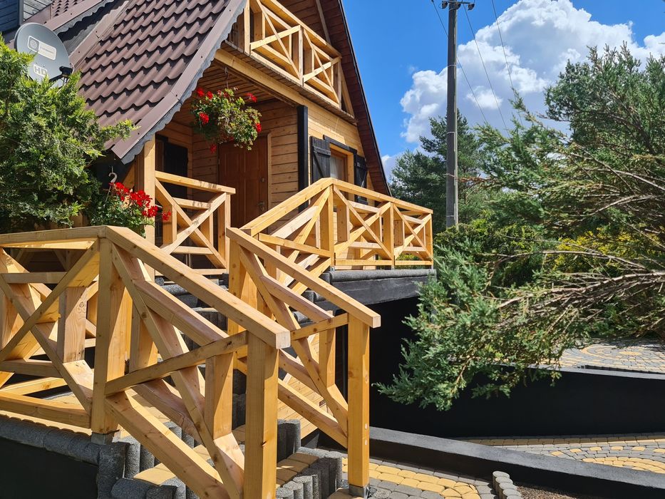 Domek Góralski! Bledzewo noclegi VIP Ryby Grzyby Jezioro Last Minute
