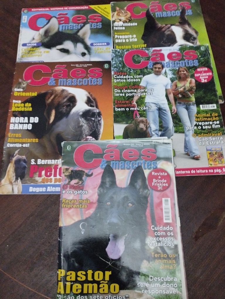 Revistas cães mascotes