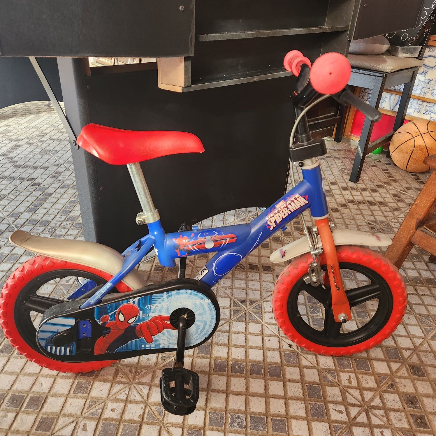 Bicicleta spider man