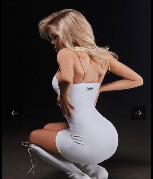 Біла футболка lior.Боді українського бренду lior