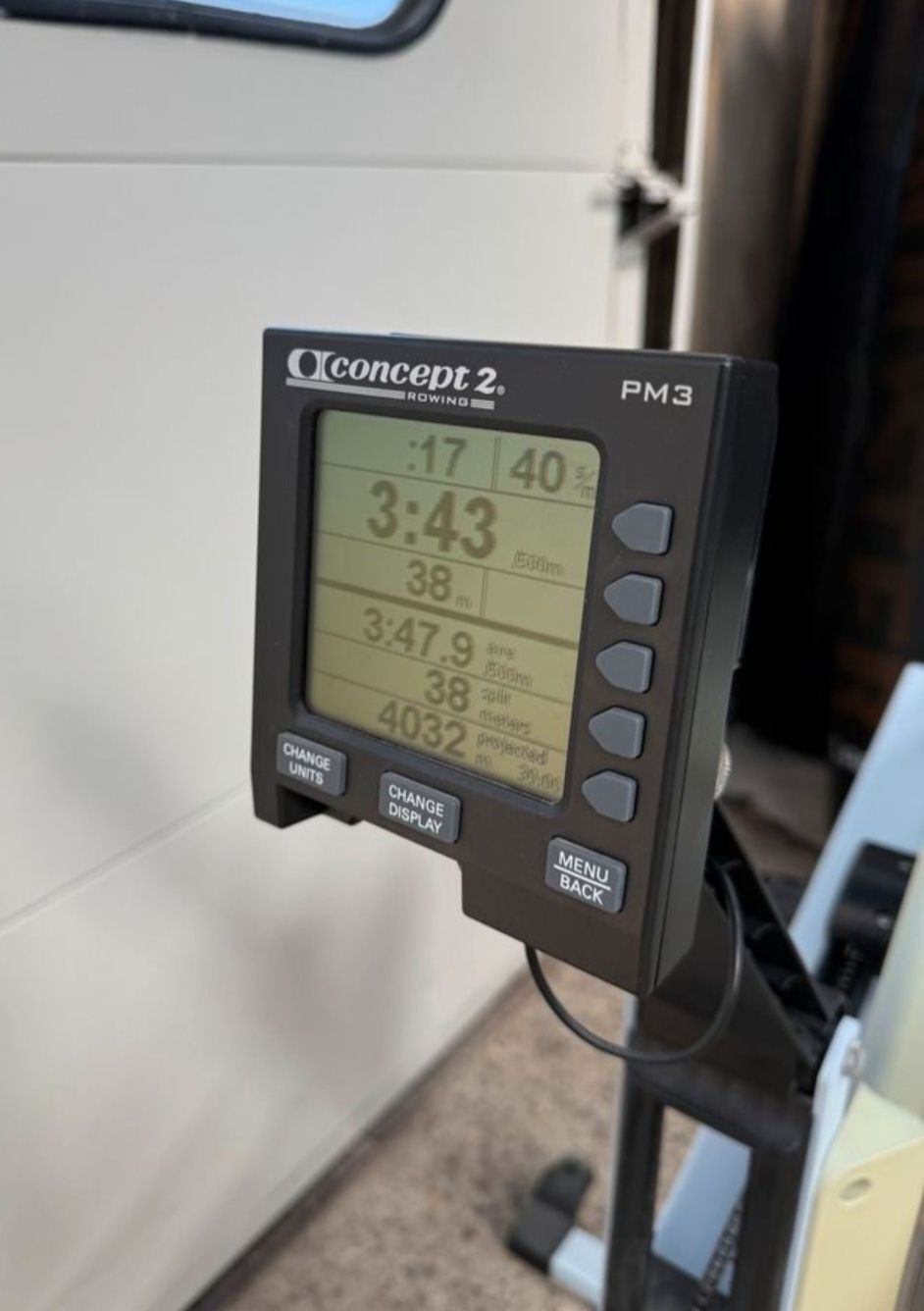 Wioślarz/ ergonometer powietrzny Concept2 pm3