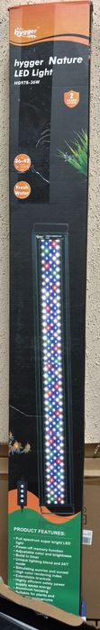 Светодиодный светильник для аквариума Hygger Nature LED Light HG978-36