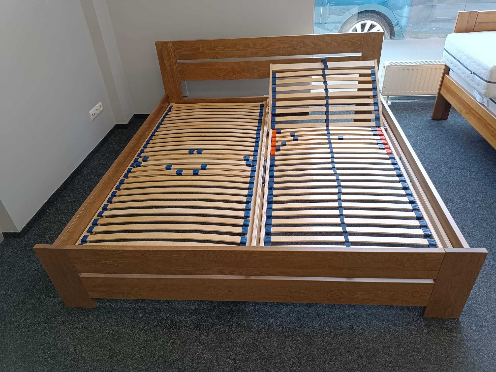 Łóżko bukowe z litego drewna 180x200, stelaże gratis!