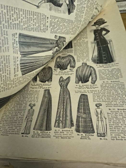 Zabytkowy magazyn modowy „Der Bazar” – rok 1910