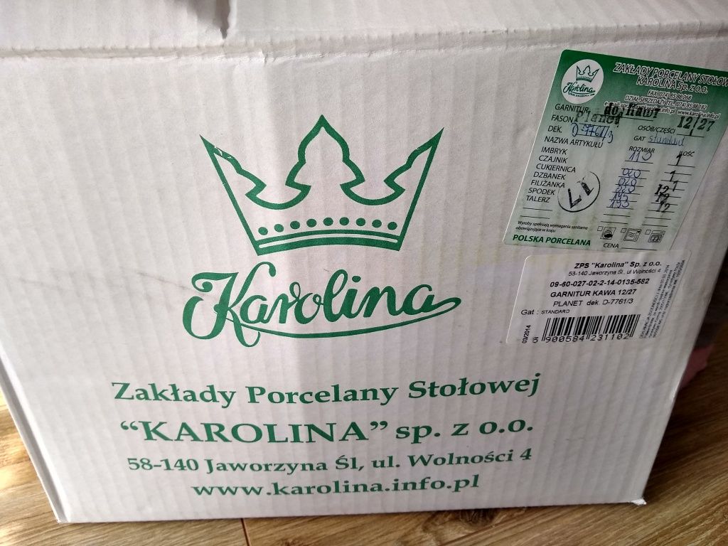 Zestaw kawowy Karolina