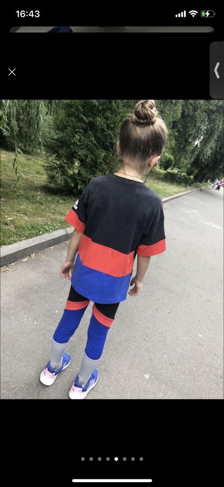 Детский спортивный костюм Adidas лосины adidas и футболка adidas