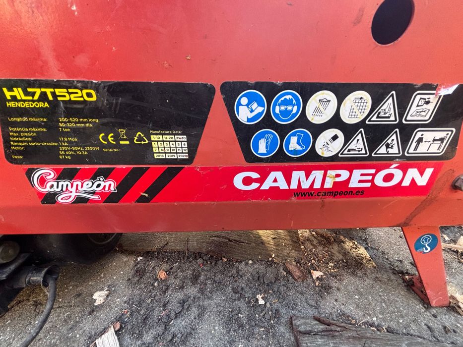 Rachador de lenha 7 toneladas