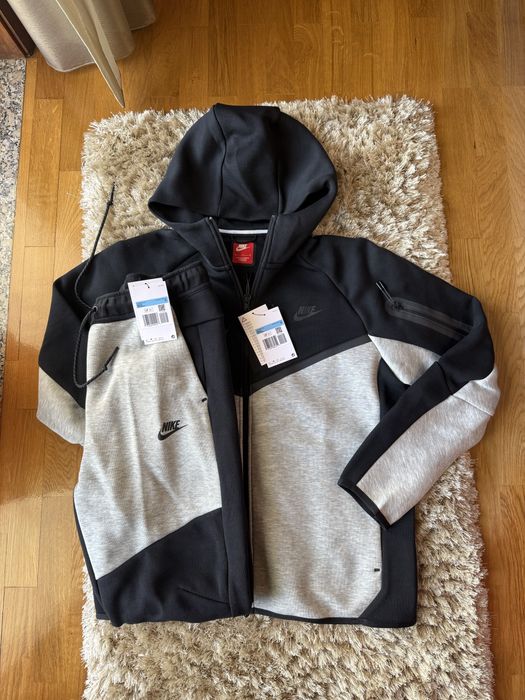 Fato de treino completo Nike Tech Fleece Preto Cizento