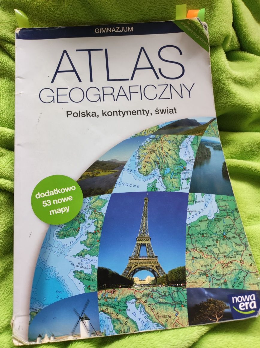 Atlas geograficzny do gimnazjum i liceum nowa era