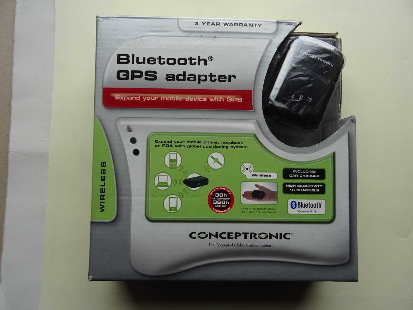 Conceptronic. Adaptador Bluetooth GPS Conceptronic,Wireless
