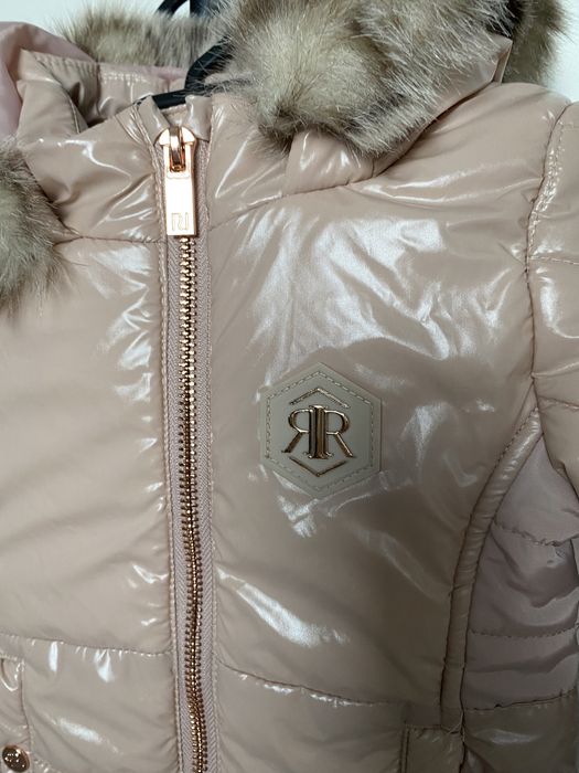 Nowa śliczna kurteczka zimowa dla dziewczynki River Island 74cm