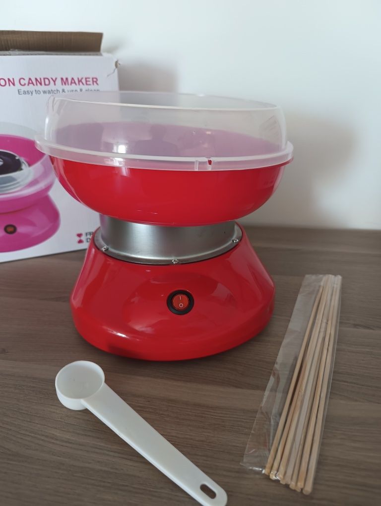 Maszyna do waty cukrowej, domowa, zestaw, na prezent, imprezę